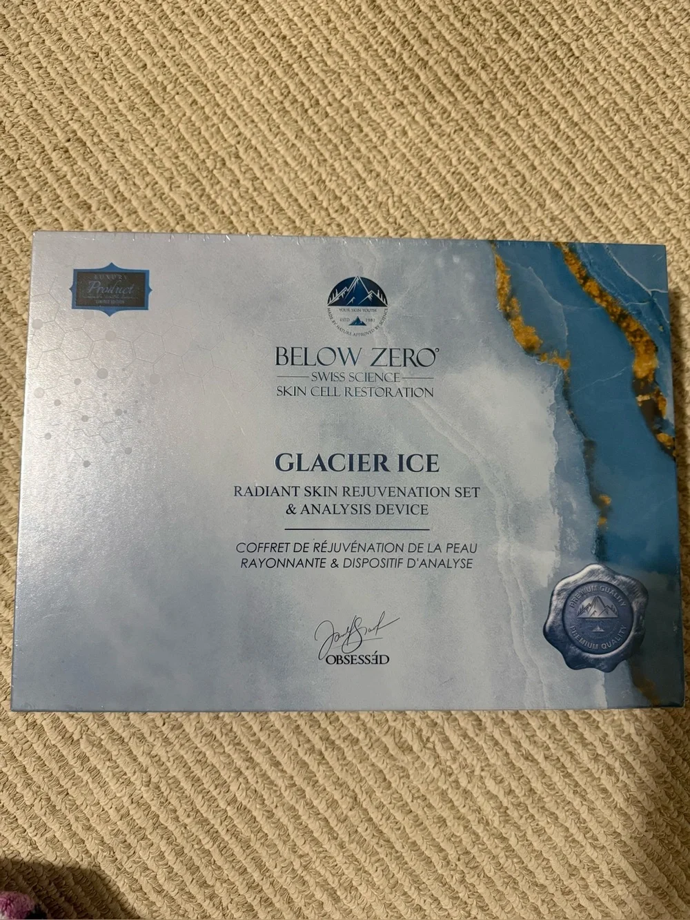 Glacier Ice Radiant Skin Rejuvenation Set - Blue